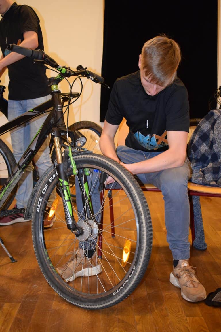 fahrrad nur schlauch oder auch reifenb wechseln