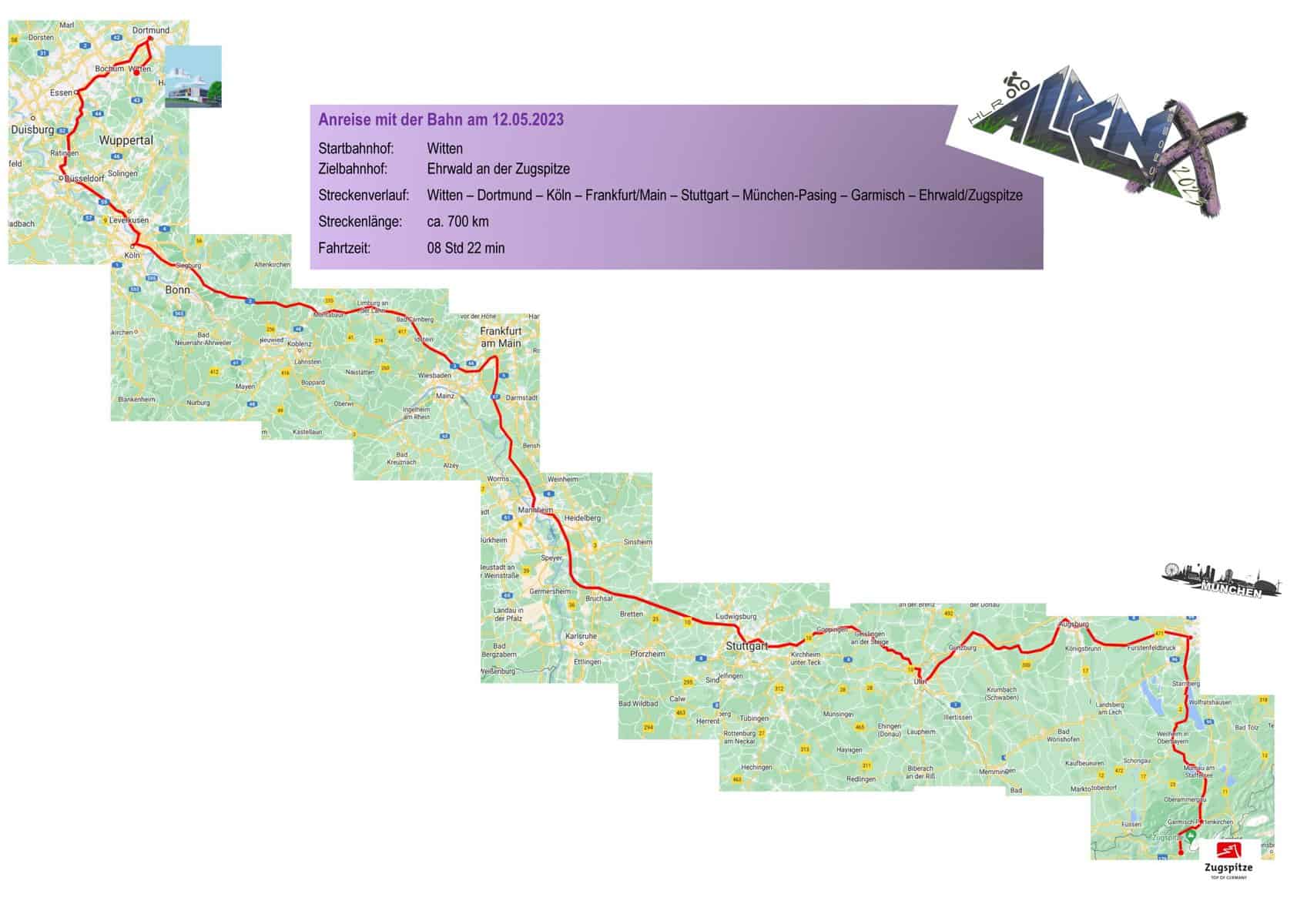 Etappenvorstellung 2023 - HLR-ALPENCROSS